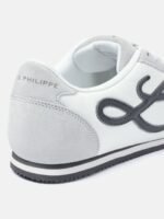 Louis Philippe Sport Men Colourblocked Leather Everyday Sneakers with Brand Logo Detail