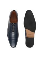 LOUIS STITCH Men Perforated Premium Leather Formal Oxfords Shoes