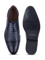 LOUIS STITCH Men Premium Leather Dual Tone Patina Oxford Shoes