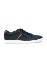 Mast & Harbour Men Navy Blue Lace-Ups Sneakers