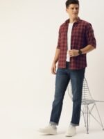 Mast & Harbour Men Standard Buffalo Checked Casual Pure Cotton Shirt