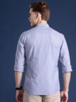 Mast & Harbour Men Standard Striped Casual Shirt