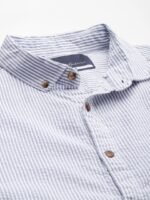 Mast & Harbour Men Striped Pure Cotton Casual Shirt