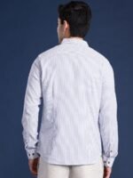 Mast & Harbour Men Striped Pure Cotton Casual Shirt