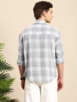 Mast & Harbour Pure Cotton Opaque Checked Casual Shirt