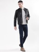 Matinique Men Leather Leather Jacket