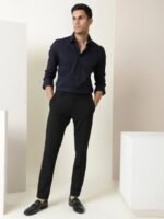 MISCHIEF MONKEY Classic Tailored Fit Cotton Casual Shirt