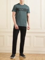 MOSCHINO COUTURE Men Typography Pockets T-shirt