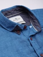 Mr Bowerbird Pure Linen Tailored Fit Opaque Casual Shirt