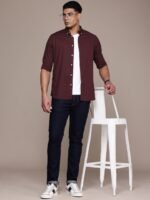 Nautica Classic Fit Button-Down Collar Casual Shirt