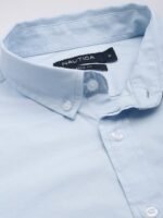 Nautica Classic Fit Button-Down Collar Casual Shirt