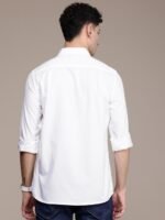 Nautica Pure Cotton Slim Fit Opaque Casual Shirt