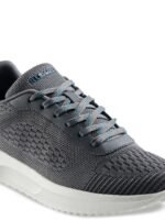 NEEMANS Woven Design Mesh Contrast Sole Sneakers