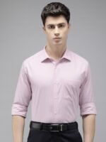 Park Avenue Slim Fit Opaque Striped Formal Shirt