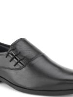 pelle albero Men Textured Leather Formal Oxfords