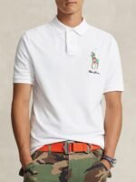 Polo Ralph Lauren Classic Fit Big Pony Mesh Polo Cotton Tshirts