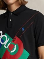 Polo Ralph Lauren Classic Fit Typography Printed Polo Collar Cotton T-shirt