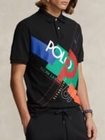 Polo Ralph Lauren Classic Fit Typography Printed Polo Collar Cotton T-shirt