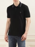 PS By Paul Smith Men Polo Collar Applique T-shirt