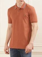 PS By Paul Smith Men Polo Collar Applique T-shirt