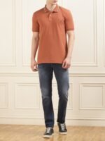 PS By Paul Smith Men Polo Collar Applique T-shirt