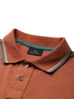 PS By Paul Smith Men Polo Collar Applique T-shirt