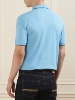 PS By Paul Smith Men Polo Collar Drop-Shoulder Sleeves Applique T-shirt