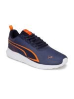 Puma Men Blue Colourblocked Fire V2 Sneakers