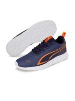 Puma Men Blue Colourblocked Fire V2 Sneakers