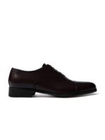 Rapawalk Burgundy Handcrafted Standard Width Leather Oxfords