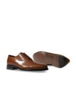 Rapawalk Tan Handcrafted Standard Width Leather Oxfords