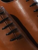 Rapawalk Tan Handcrafted Standard Width Leather Oxfords