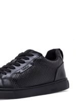 RARE RABBIT Men Rapso Textured Leather Sneakers