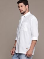 R.Code by The Roadster Life Co. Men Pure Cotton Casual Shirt