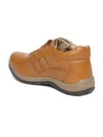 Red Chief Men Tan Brown Leather Sneakers