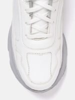 Roadster Men White Solid Sneakers