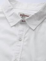 Roadster Men White Solid Sustainable Casual Shirt