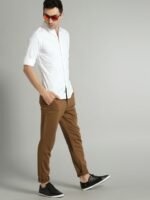 Roadster Men White Solid Sustainable Casual Shirt