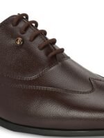 San Frissco Men Textured Formal Oxfords