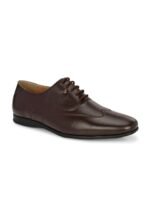 San Frissco Men Textured Formal Oxfords