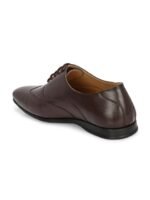 San Frissco Men Textured Formal Oxfords