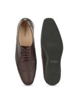 San Frissco Men Textured Formal Oxfords