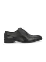 San Frissco Men Textured Leather Formal Oxfords
