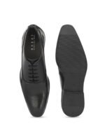 San Frissco Men Textured Leather Formal Oxfords