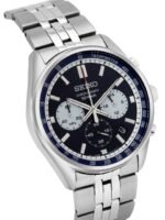 SEIKO Men Patterned Bracelet Style Straps Analogue Automatic Motion Powered Watch-SSB427P1