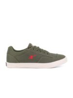 Sparx Men Olive Green Canvas Sneakers