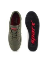 Sparx Men Olive Green Canvas Sneakers