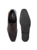 Styli Men Almond Toe Lace Up Formal Shoes
