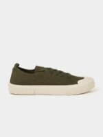 Styli Men Canvas Contrast Sole Sneakers