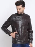 Teakwood Leathers Men Leather Water Resistant Biker Jacket